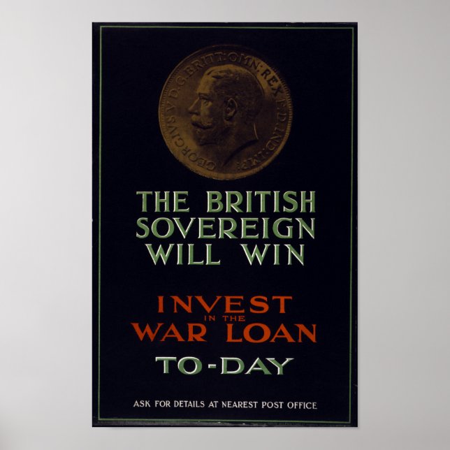 The British Sovereign Will Win (canvas) Poster (Front)