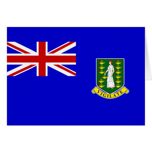 The British Virgin Islands Flag (Front Horizontal)