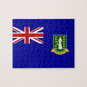 The British Virgin Islands Flag Jigsaw Puzzle