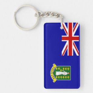 The British Virgin Islands Flag Key Ring