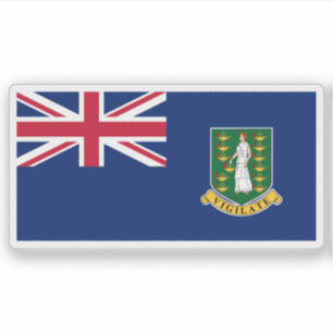 The British Virgin Islands flag,Overseas Territory