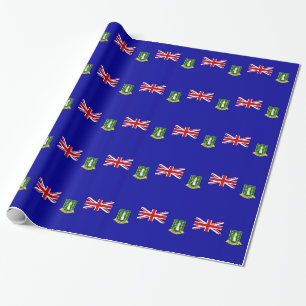 The British Virgin Islands Flag Wrapping Paper
