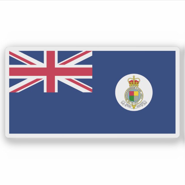 The British Windward Islands flag, British colony (Front)