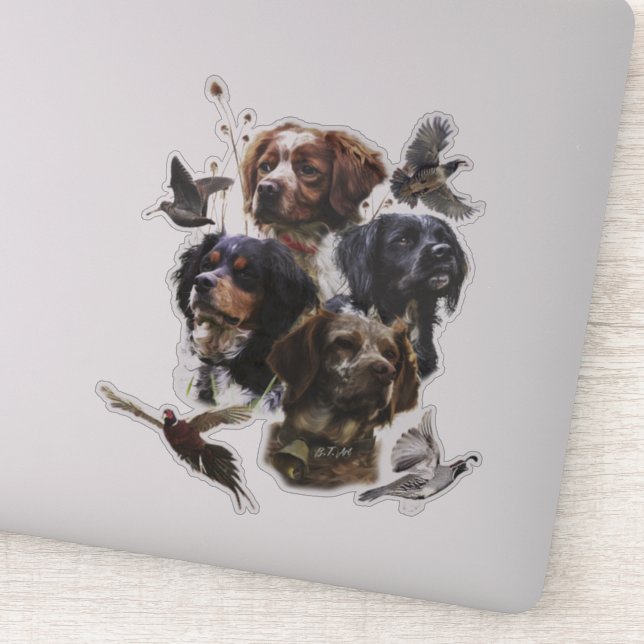 The Brittany Spaniels , Bird Hunting Season (Detail)