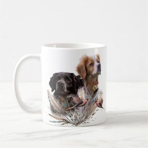 The Brittany Spaniels,  French Brittany, Bird dog, Coffee Mug