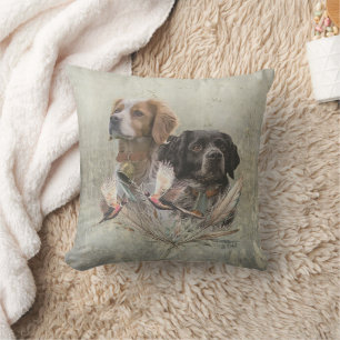 The Brittany Spaniels, French Brittany, Bird dog, Cushion