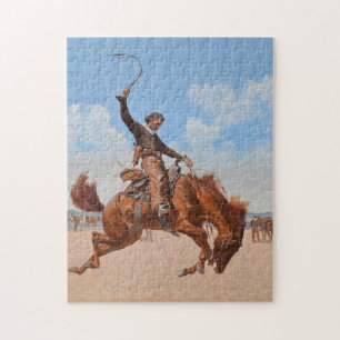 The Bronco Buster (by Frederic Remington) Jigsaw Puzzle