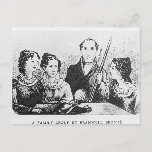 The Bronte Family Postcard (Front)