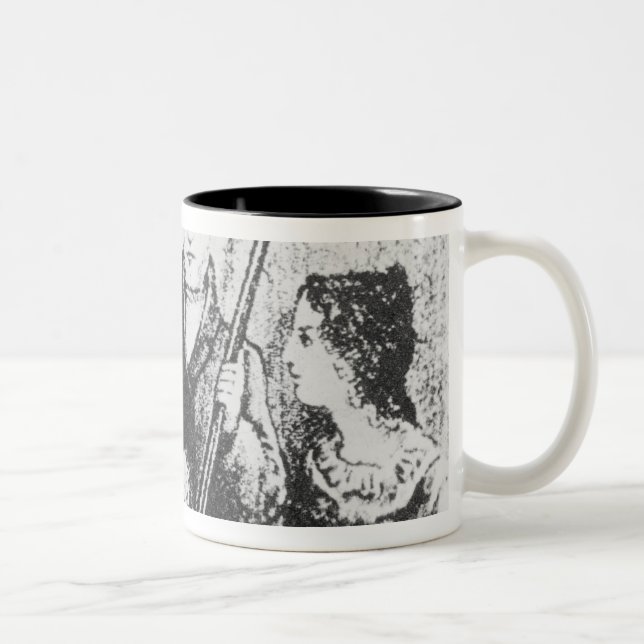The Bronte Family Two-Tone Coffee Mug (Right)