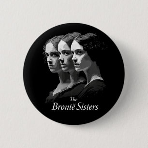 The Brontë Sisters 6 Cm Round Badge