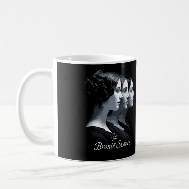 The Brontë Sisters Coffee Mug (Left)