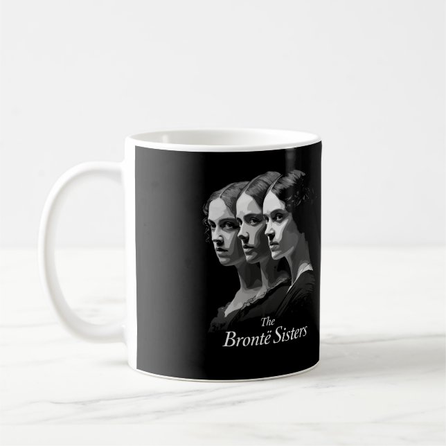 The Brontë Sisters Coffee Mug (Left)