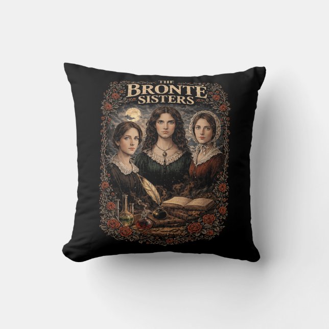 The Brontë Sisters Cushion (Front)