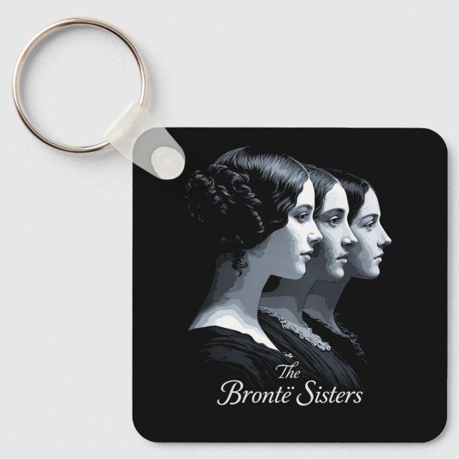 The Brontë Sisters Key Ring (Front)