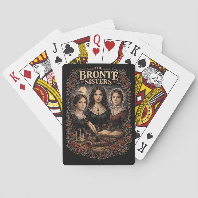 The Brontë Sisters Playing Cards (Back)