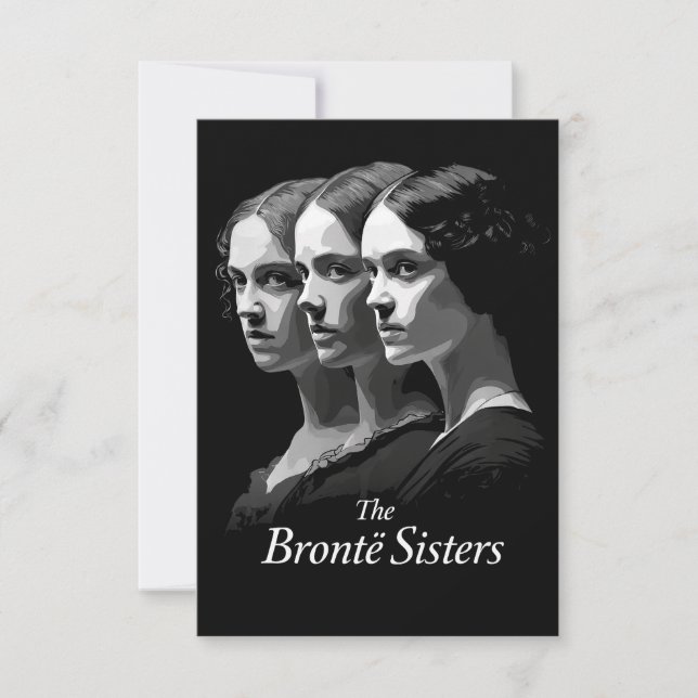 The Brontë Sisters Thank You Card (Front)