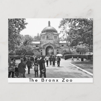 The Bronx Zoo Entrance Postcard