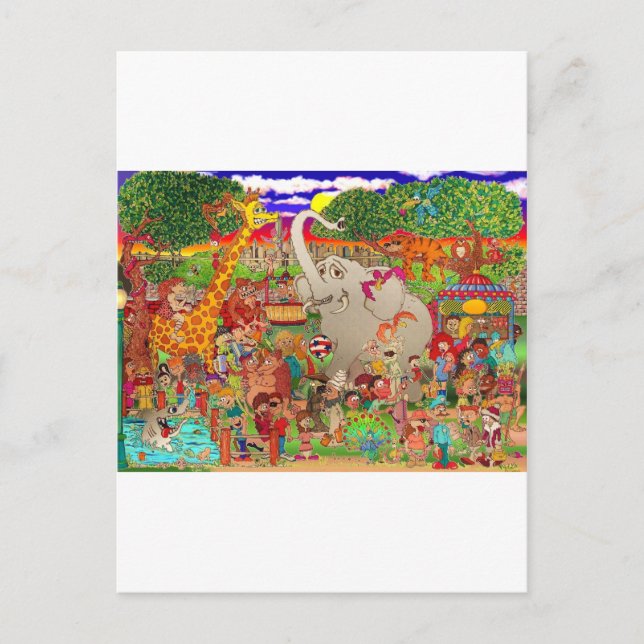 The Bronx Zoo Uncaged Postcard (Front)