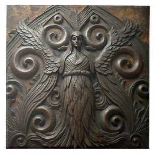 The Bronze Sylph Ceramic Tile