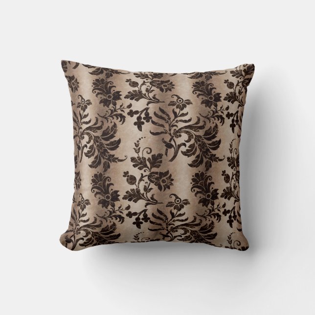 The Bronze Velvet  Series Design 1 Cushion (Front)
