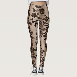 The Bronze Velvet  Series Design 1 Leggings