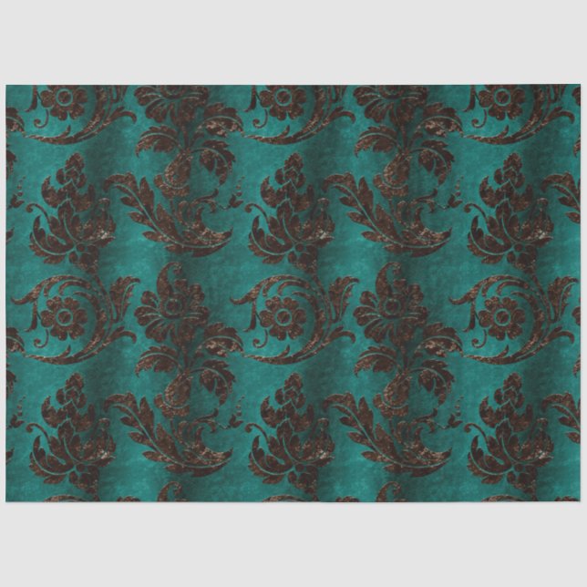 The Bronze Velvet  Series Design 7 Tissue Paper (Front)