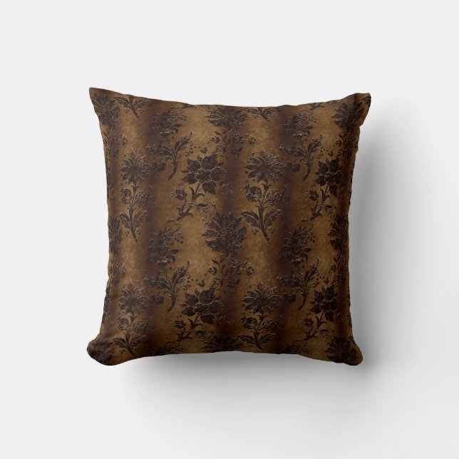 The Bronze Velvet  Series Design 8  Cushion (Front)