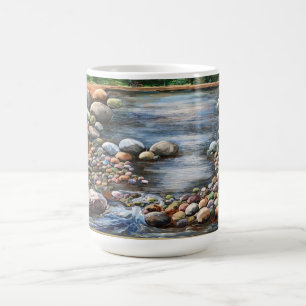 The Brook Original Hand Painted Art Coffee Mug
