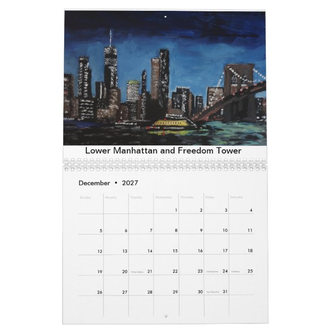 The Brooklyn Bridge 2022 Calendar (Dec 2027)