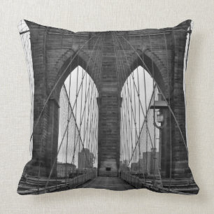 The Brooklyn Bridge in New York City Cushion