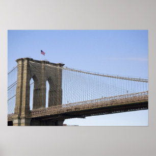 The Brooklyn Bridge in New York City, New 2 Poster