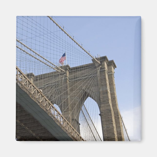 The Brooklyn Bridge in New York City, New Magnet (Front)