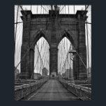 The Brooklyn Bridge in New York City Poster<br><div class="desc">The Brooklyn Bridge in New York City. | Weygan Randolph Mayes | AssetID: 98060604</div>