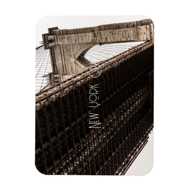 The Brooklyn Bridge  Magnet (Vertical)