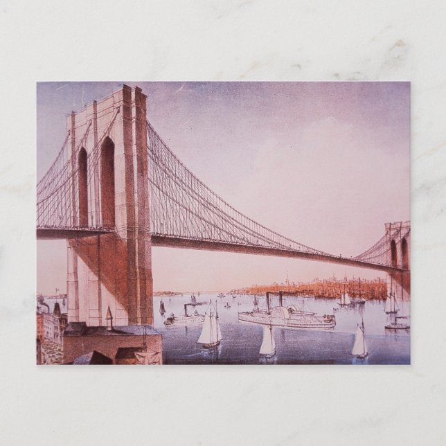 The Brooklyn Bridge Postcard (Front)