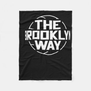The Brooklyn Way Net Basketball Fleece Blanket