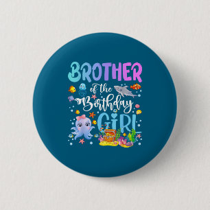 The Brother Birthday Sea Fish Ocean 6 Cm Round Badge
