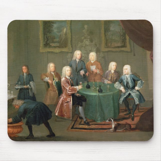 The Brothers Clarke with Other Gentlemen Taking Wi Mouse Pad (Front)