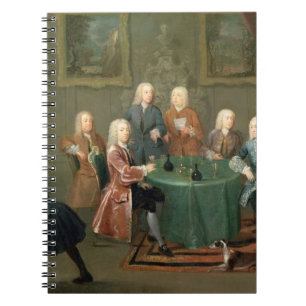 The Brothers Clarke with Other Gentlemen Taking Wi Notebook