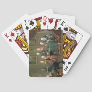 The Brothers Clarke with Other Gentlemen Taking Wi Playing Cards