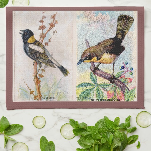 The Brown Birds Kitchen Towel (Folded)