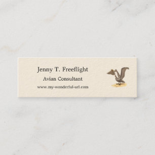The Brown Pelican (Pelecanus occidentalis) NY Bird Mini Business Card