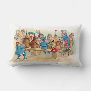 The Brownie's Christmas Dinner Lumbar Cushion