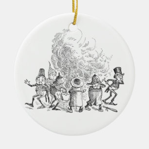 The Brownies Make a Big Stink Ceramic Ornament