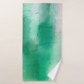 The brush stroke graphic abstract background. Art  Bath Towel