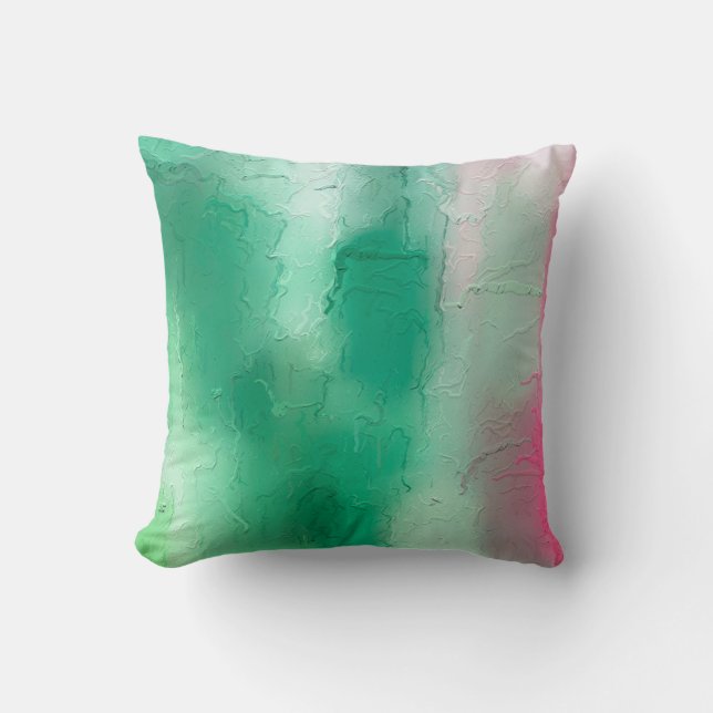 The brush stroke graphic abstract background. Art  Cushion (Front)