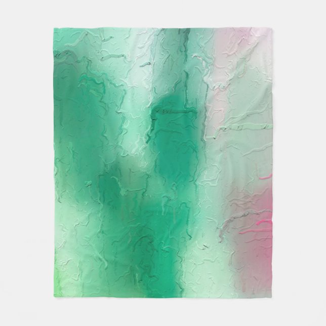 The brush stroke graphic abstract background. Art  Fleece Blanket (Front)