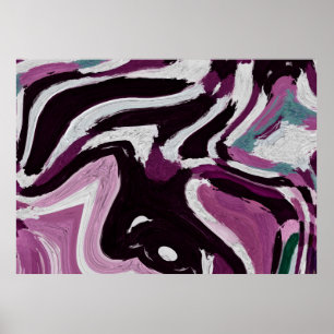 The brush stroke graphic abstract background. Art Poster