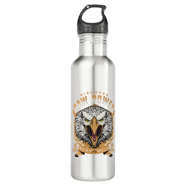 The Brute Force Quotation Inspiration Message Phra 710 Ml Water Bottle (Front)