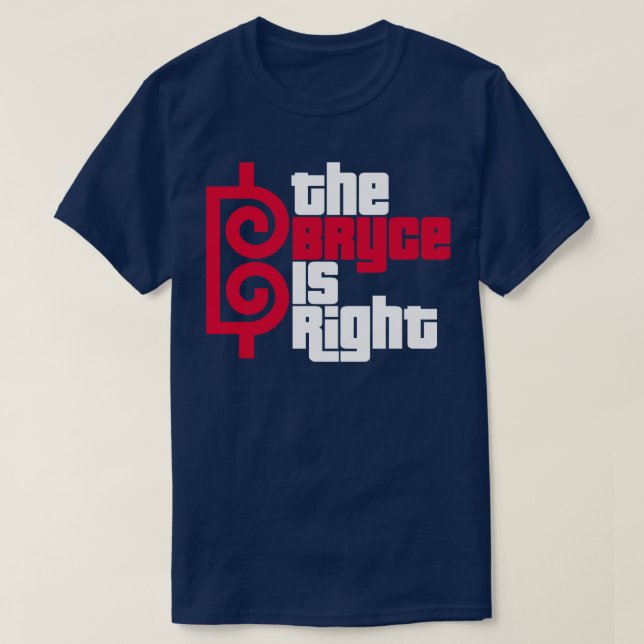 The Bryce is Right Blue T-Shirt (Design Front)